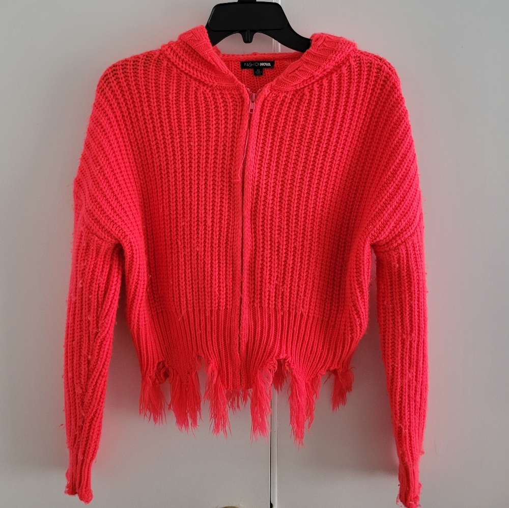 Hot pink Fashion Nova sweater size extra small